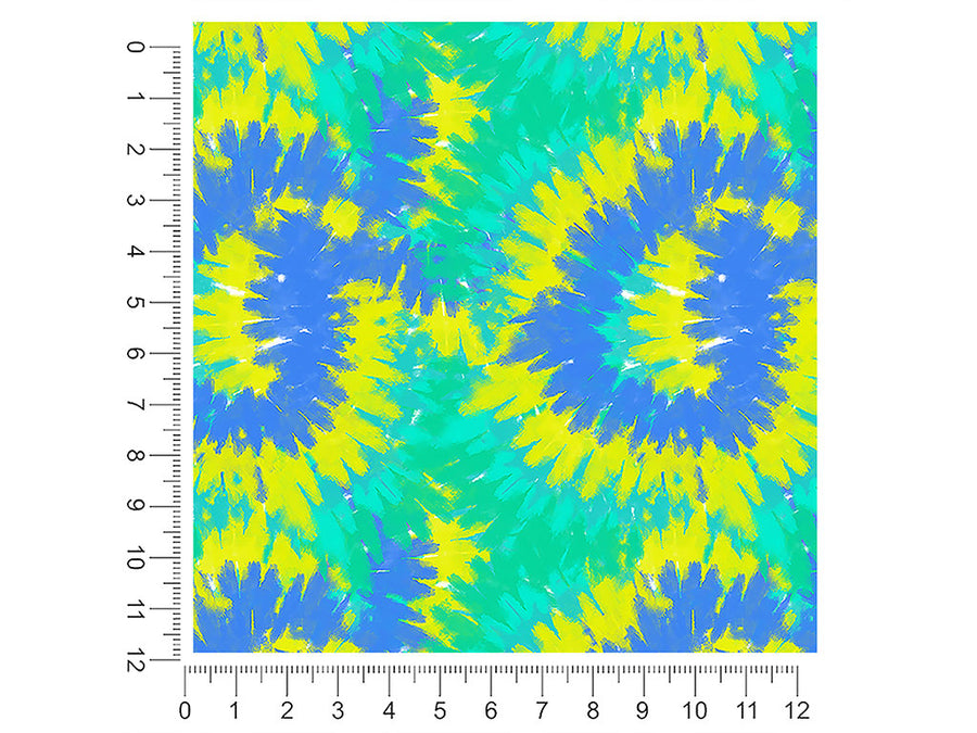 prismatic playground tie dye 1ft x 1ft Craft Sheets