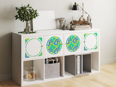 prismatic playground tie dye DIY Furniture Stickers