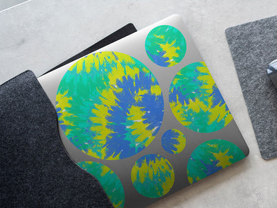 prismatic playground tie dye DIY Laptop Stickers