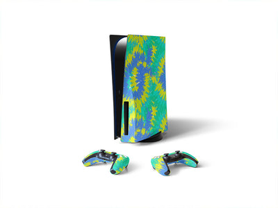 prismatic playground tie dye Sony PS5 DIY Skin