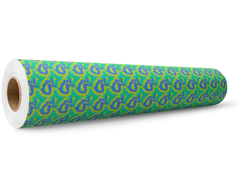 Prismatic Playground Tie Dye Wrap Film Wholesale Roll~Rwraps Series 914 Digitally Printed Vinyl Roll~5