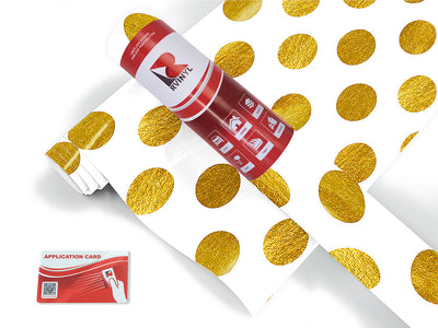 proceed with caution polka dot Craft Vinyl Roll