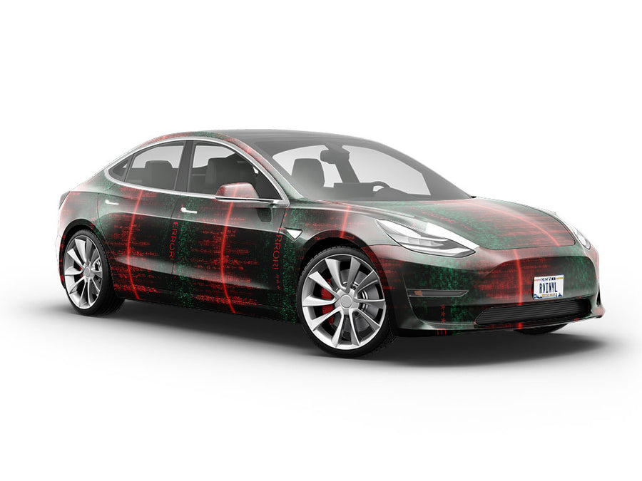 Processing Error Technology Vehicle Vinyl Wrap