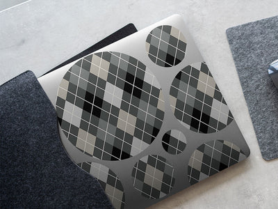 professional shadow argyle DIY Laptop Stickers