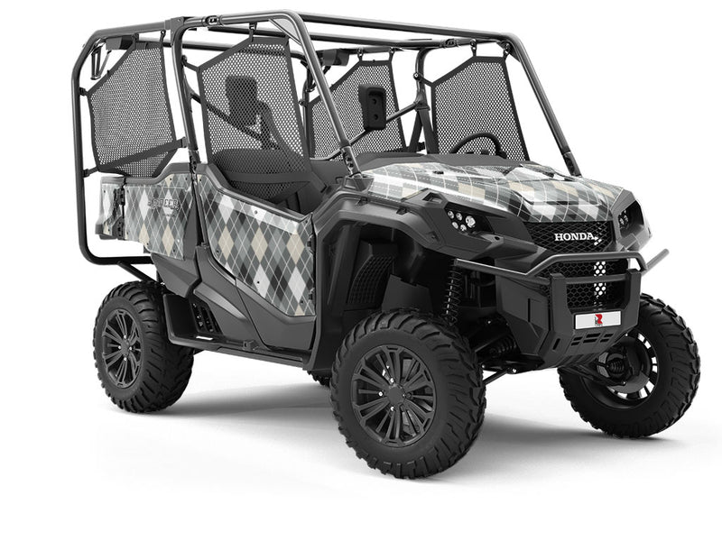 Professional Shadow Argyle Utility Vehicle Vinyl Wrap