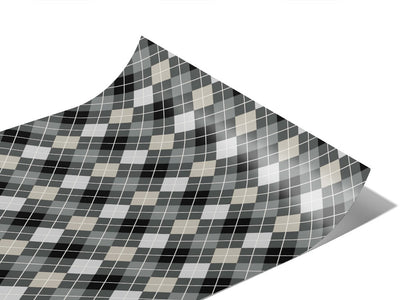 Professional Shadow Argyle Vinyl Wraps~Rwraps Series 914 Digitally Printed Vinyl Wrap~0