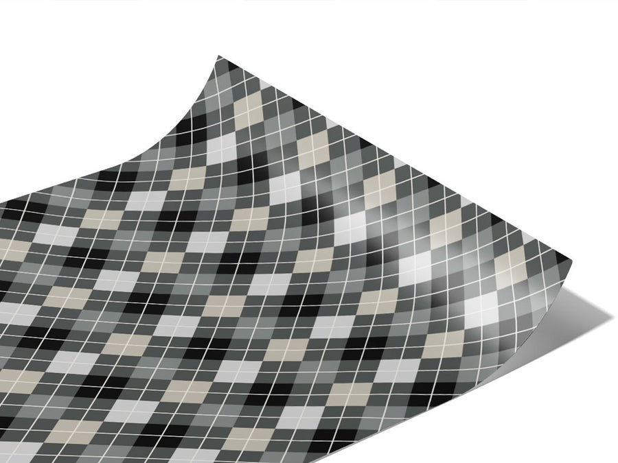 Professional Shadow Argyle Vinyl Wraps~Rwraps Series 914 Digitally Printed Vinyl Wrap~0