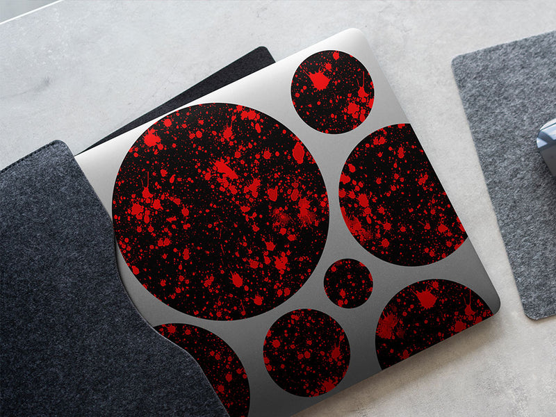 profondo rosso paint splatter DIY Laptop Stickers