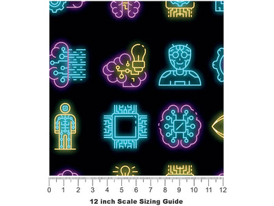 Programmed Life Technology Vinyl Film Pattern Size 12 inch Scale~Rwraps Programmed Life Technology Sizing Chart~3