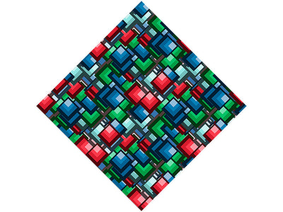 Programming Error Mosaic Vinyl Wrap Pattern