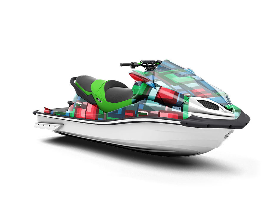 Programming Error Mosaic Jet Ski Vinyl Customized Wrap