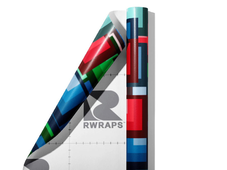 Programming Error Mosaic Wrap Film Sheets~Rwraps Series 914 Programming Error Mosaic Scrolled Sheet~3