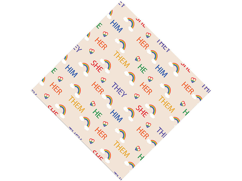 Pronoun Practice Americana Vinyl Wrap Pattern