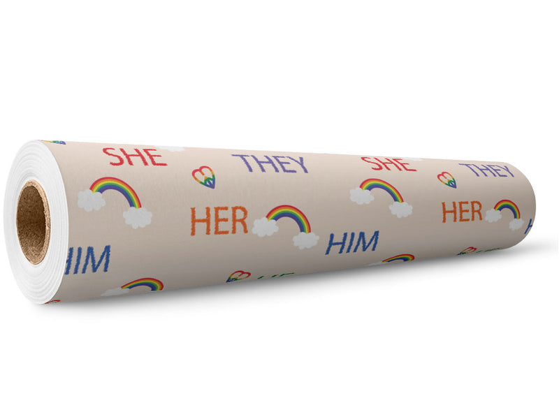 Pronoun Practice Americana Wrap Film Wholesale Roll~Rwraps Series 914 Digitally Printed Vinyl Roll~5