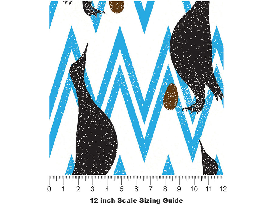 Proud Father Marine Life Vinyl Film Pattern Size 12 inch Scale~Rwraps Proud Father Marine Life Sizing Chart~2