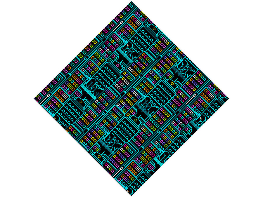 Proud Urbanite Cityscape Vinyl Wrap Pattern
