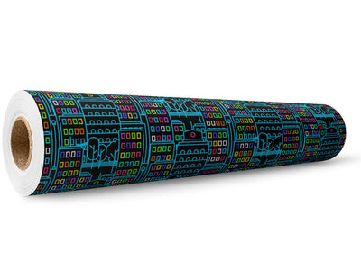 Proud Urbanite Cityscape Wrap Film Wholesale Roll~Rwraps Series 914 Digitally Printed Vinyl Roll~5