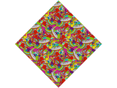 Psychedelic Chords Music Vinyl Wrap Pattern