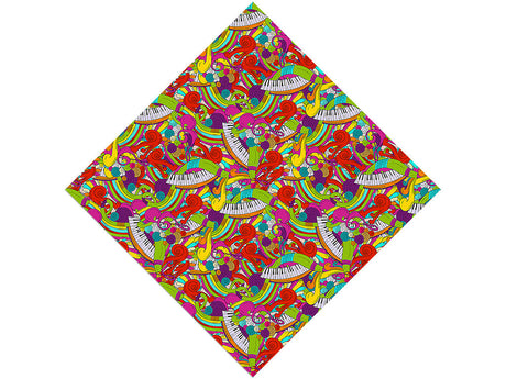 Psychedelic Chords Music Vinyl Wrap Pattern