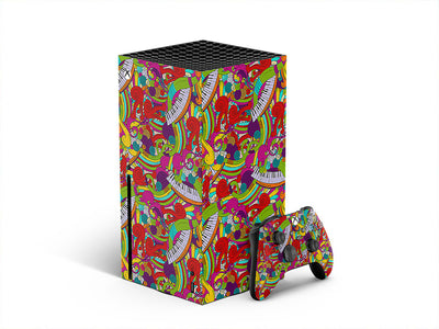 psychedelic chords music XBOX DIY Decal