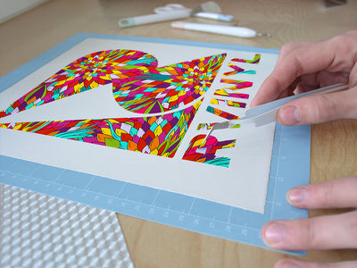 psychedelic flashback floral Easy Weed Craft Vinyl