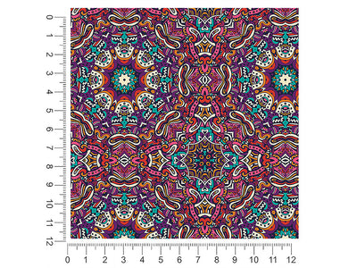 psychedelic gosper mandala 1ft x 1ft Craft Sheets