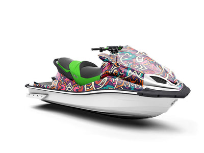 Psychedelic Gosper Mandala Jet Ski Vinyl Customized Wrap