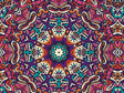 Psychedelic Gosper Mandala Vinyl Wrap Pattern~Rwraps Series 914 Digitally Printed Vinyl Wrap~0