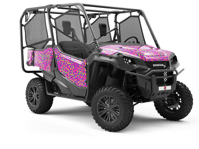 Psychedelic Phlox Pixel Utility Vehicle Vinyl Wrap