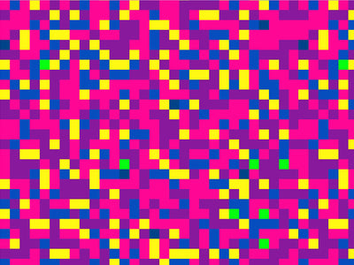 Psychedelic Phlox Pixel Vinyl Wrap Pattern~Rwraps Series 914 Digitally Printed Vinyl Wrap~0