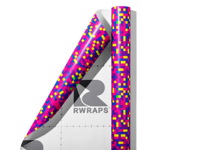 Psychedelic Phlox Pixel Wrap Film Sheets~Rwraps Series 914 Psychedelic Phlox Pixel Scrolled Sheet~3