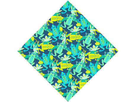 Psychedelic Pond Marine Life Vinyl Wrap Pattern