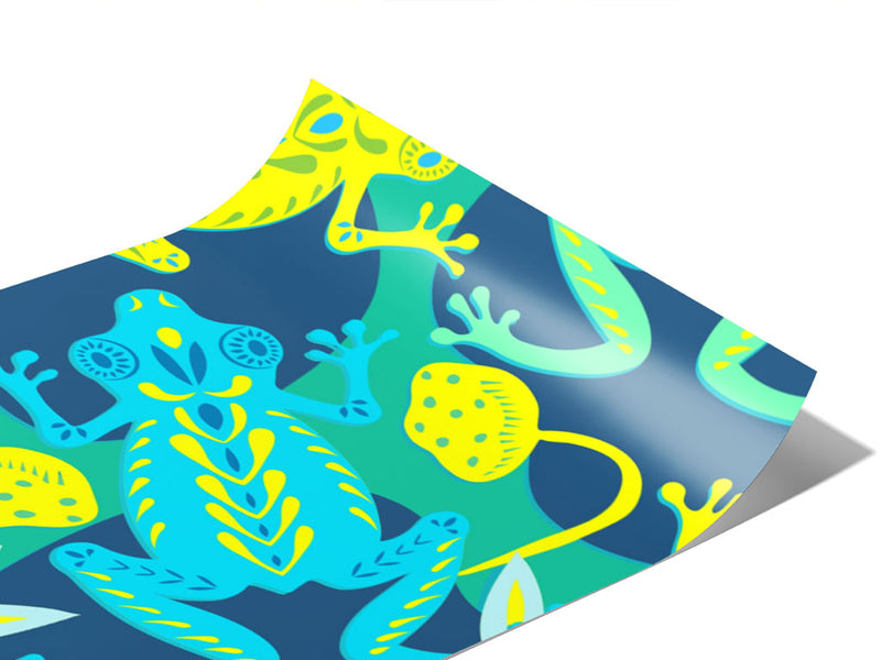 Psychedelic Pond Marine Life Vinyl Wraps~Rwraps Series 914 Digitally Printed Vinyl Wrap~0