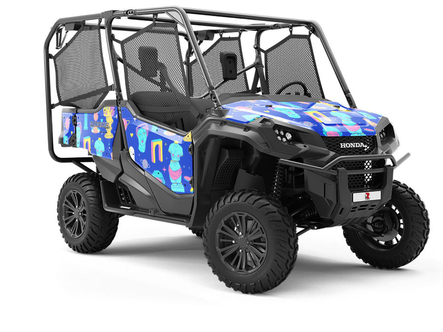 Psychedelic Sculpture Greco Roman Utility Vehicle Vinyl Wrap