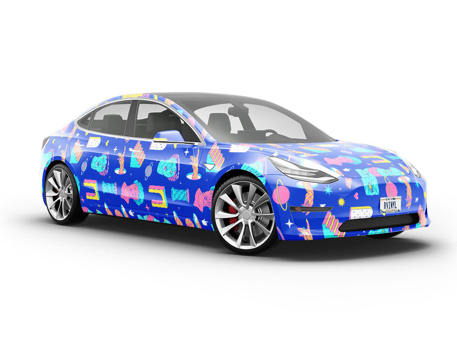 Psychedelic Sculpture Greco Roman Vehicle Vinyl Wrap