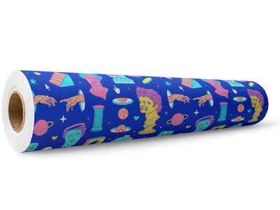 Psychedelic Sculpture Greco Roman Wrap Film Wholesale Roll~Rwraps Series 914 Digitally Printed Vinyl Roll~5