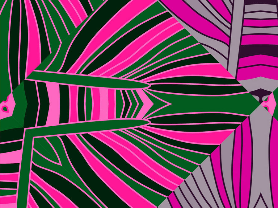 Psychedelic Shells Art Deco Vinyl Wrap Pattern~Rwraps Series 914 Digitally Printed Vinyl Wrap~0