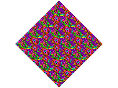 Psychedelic Sixties Paisley Vinyl Wrap Pattern