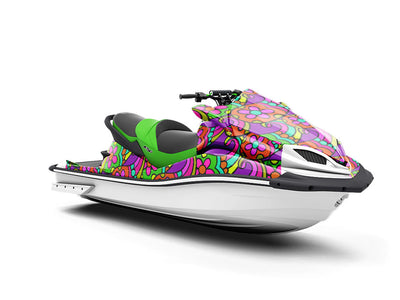 Psychedelic Sixties Paisley Jet Ski Vinyl Customized Wrap