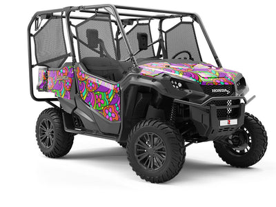 Psychedelic Sixties Paisley Utility Vehicle Vinyl Wrap