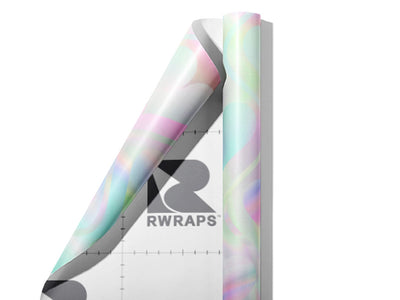 Psychedelic Waves Heart Wrap Film Sheets~Rwraps Series 914 Psychedelic Waves Heart Scrolled Sheet~3