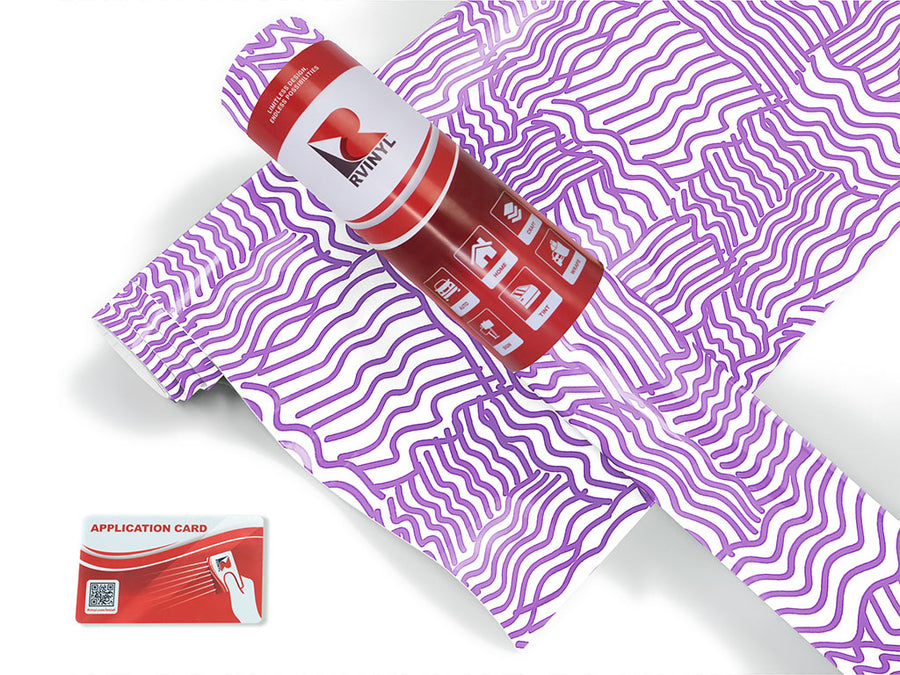 physic type abstract geometric Craft Vinyl Roll