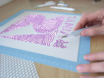 physic type abstract geometric Easy Weed Craft Vinyl