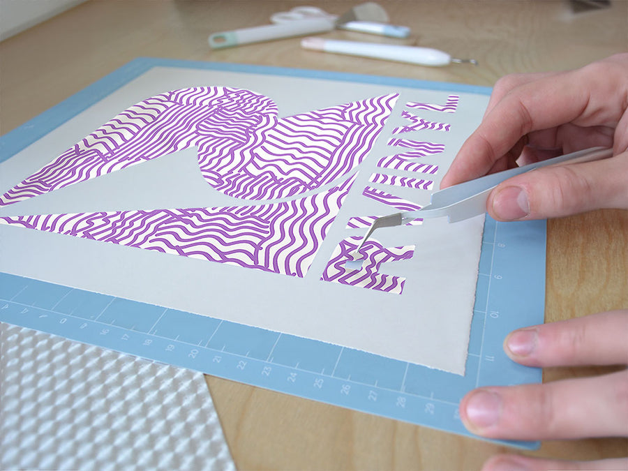 physic type abstract geometric Easy Weed Craft Vinyl