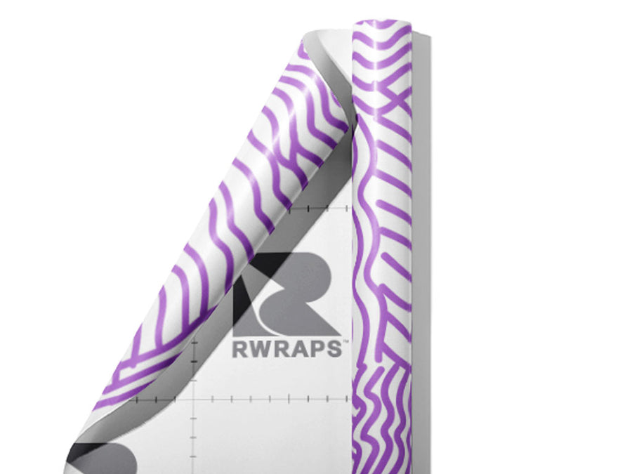 Psychic Type Abstract Wrap Film Sheets~Rwraps Series 914 Psychic Type Abstract Scrolled Sheet~3