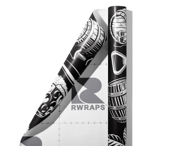 Public House Alcohol Wrap Film Sheets~Rwraps Series 914 Public House Alcohol Scrolled Sheet~3