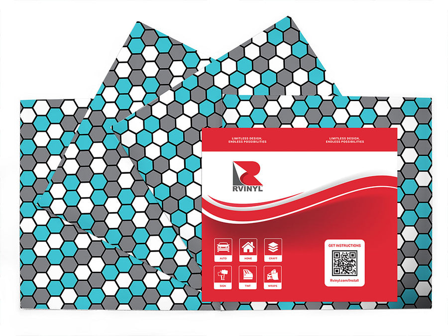 public pool mosaic Craft Vinyl Sheet Pack