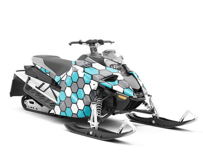 Public Pool Mosaic Custom Wrapped Snowmobile