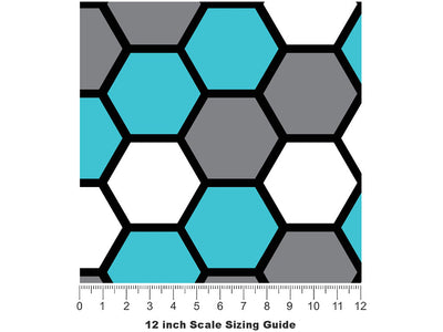 Public Pool Mosaic Vinyl Film Pattern Size 12 inch Scale~Rwraps Public Pool Mosaic Sizing Chart~2