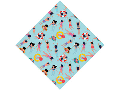 Public Pool Summertime Vinyl Wrap Pattern